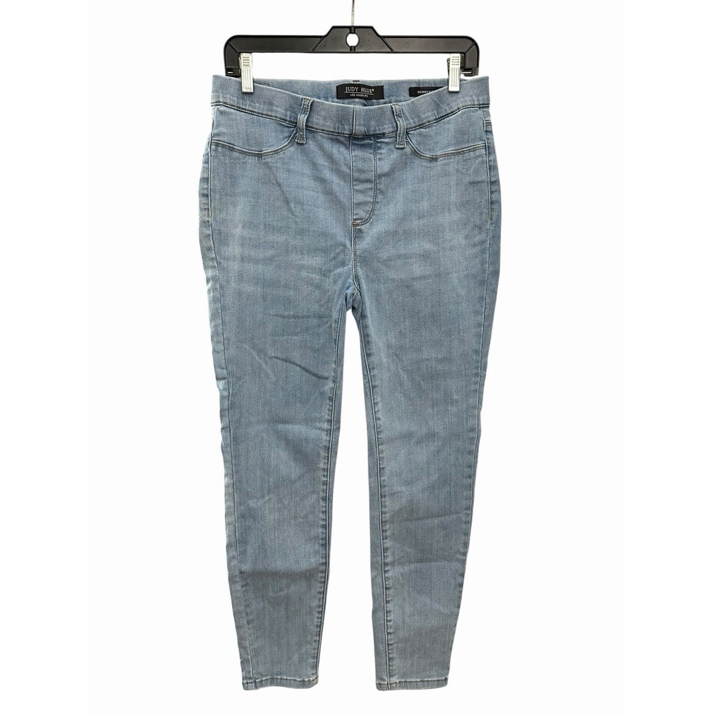 Judy Blue Jeans Womens 13/31 Skinny Fit Pull On Stretchy Light Elastic #GH10-1